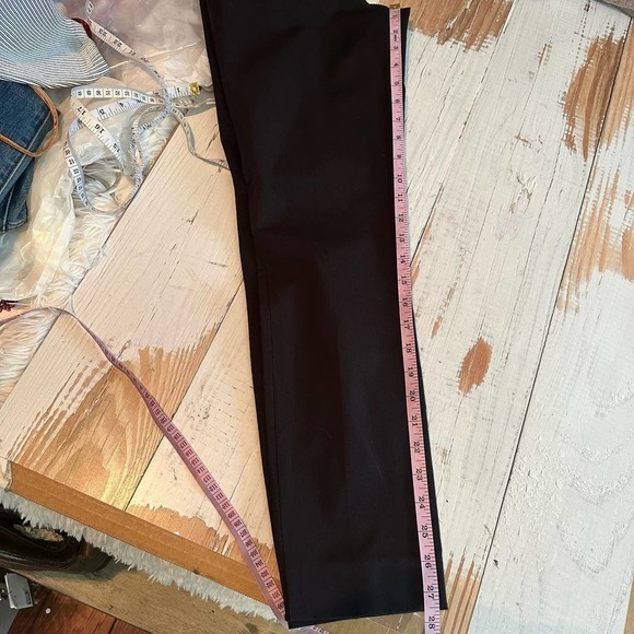 Everlane The Side Zip Stretch Cotton Work Pants Black Size 2 - Picture 11 of 13